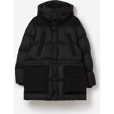 Burberry M Coats Burberry Nylon Puffer Coat Black