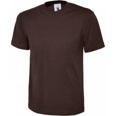 Brown T-shirts Uneek UC301 Classic T-Shirt COLOUR: Brown