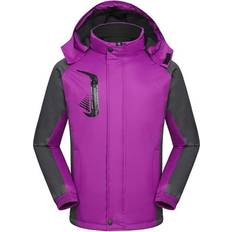 Rain Clothes AnuYalue Sold by: 2024 Coat Clearance Women Waterproof Rain Jacket Lightweight Windproof Full Zip Puffer Jacket Outdoor Active Packable Fall Raincoat Windbreaker with Hood