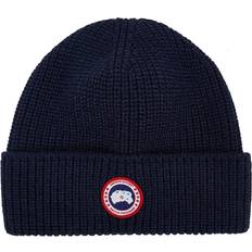 Canada Goose Unisex Beanies Canada Goose CG Beanie Arctic Dsc Toque Rib Navy