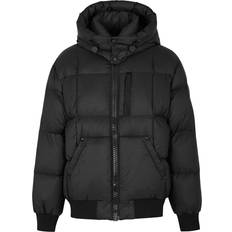 Moose Knuckles Outerwear Moose Knuckles 12th Street Quilted Shell Bomber Jacket Black