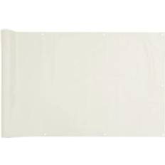Screenings vidaXL Balkonscherm 400 x 75 cm PVC Wit