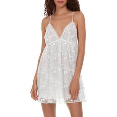 Bianco - Donna Vestaglie Flora Nikrooz Meg Floral Embroidered Chemise