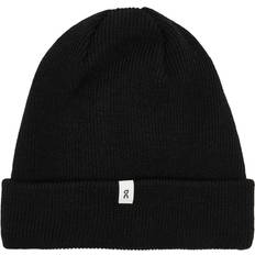 On Accessories On Ribbed Wool Beanie Black