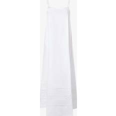 Soeur Womens Blanc Avignon Embroidered Cotton Midi Dress BLANC