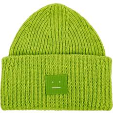 Acne Studios Headgear Acne Studios Pansy N Wool Beanie Green