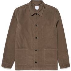 Sunspel Outerwear Sunspel Corduroy Twin Pocket Jacket Dark Stone