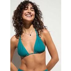 Turquoise - Women Bikini Tops Bonprix Triangle Bikini Top Teal