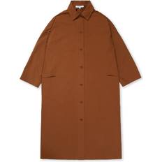 Norse Projects Dresses Norse Projects Women's Milena Heavy Poplin Dress Madder Brown