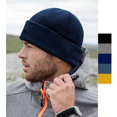 Beechfield Damen Herren Fleece Cuffed Beanie Mütze Wintermütze Grau