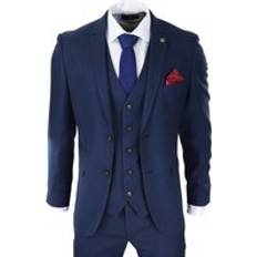 Men - Recycled Materials Suits Paul Andrew Calvin Wedding Navy Piece Suit 44R