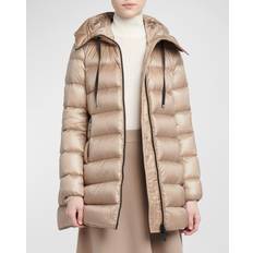 Moncler Coats Moncler Suyen Coat Woodsmoke 0/XS
