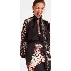 La DoubleJ Cerere Blouse Woman Shirts & Tops Gattopardo Placée Black