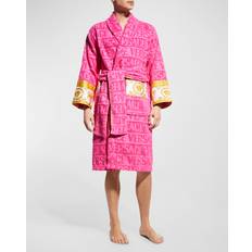 Unisexo Batas Versace Heart Baroque Bath Robe Fuschia