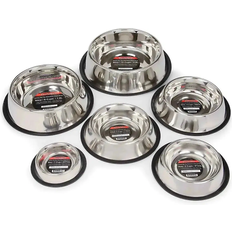Pets PetEdge Proselect x-super heavy no-tip mirror pet bowls