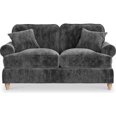 Roseland Furniture Alfie Charcoal Sofa 161cm 2 Seater