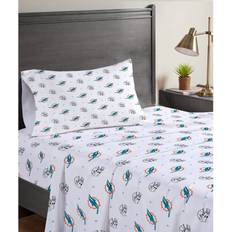 Textiles Pegasus Home Fashions Miami Dolphins Bed Sheet White (243.8x167.6cm)