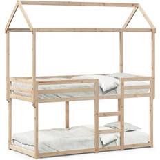 Homie With Roof Brown Bunk Bed 90x200cm