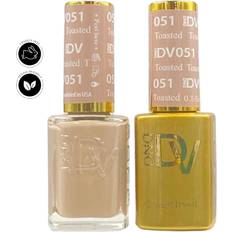 DND diva duo gel & nail polish set toasted 051