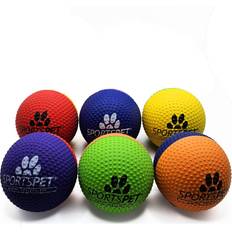 Pets Sportspet High Bounce Natural Rubber Dog Balls High Bounce Dimple