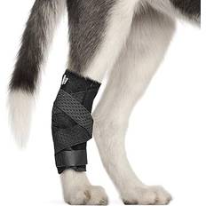 Pets Dongker Leg Brace,Adjustable Hind Leg Joint Wrap With Bars Relieving