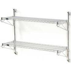 Global Industrial Mount Wire 2-Shelf Starter Unit Shelving System