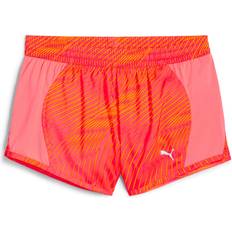 Mujer - Rosa Shorts Puma Favourite Velocity 3" Printed Woven Running Shorts Women - Sunset Glow/Sun Stream