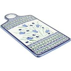 Microwave Safe Chopping Boards Blue Rose Pottery Zaklady Blue Tulip Chopping Board