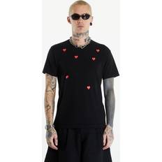 Comme des Garçons Play Short Sleeve Logo Print - Black