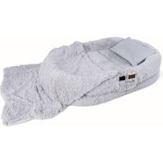 Pets Flemye Gray Human Dog Bed Orthopedic Dog Bed