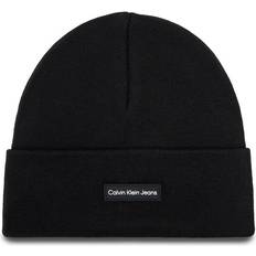 Calvin Klein Homme Bonnets Calvin Klein Bonnet Inst Patch Beanie K50K512142 Noir