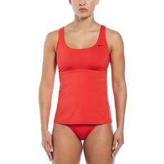 Tankinis Nike Women's Tankini Swimsuit Top in Red, NESSA224-638