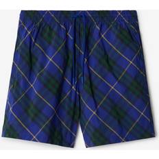 Burberry Men Swimwear Burberry Check Swim Shorts Bright Navy