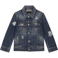 Dolce & Gabbana Women Jackets Dolce & Gabbana Kids Distressed Denim Jacket 2-6 Years multi