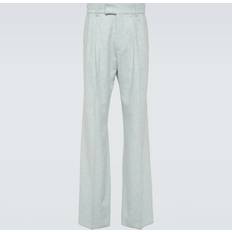 Amiri Trousers Amiri Cross Hatch Dbl Pants - Light Blue