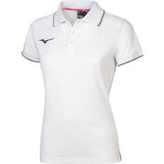 Blanc - Femme Polos Mizuno Polo-Shirt Frau Team Wos