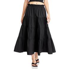 Aqua Skirts Aqua Ellery Set Skirt 100% Exclusive Black