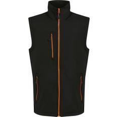 Orange Vests Regatta Men's Mens Navigate Softshell Layer Body Warmer Black Regular/36