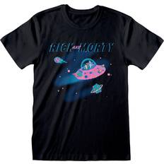 Rick and Morty in space t-shirt black