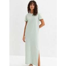 Bonprix Cotton Maxi Dress Sage Green