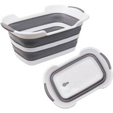 Pets RYWOLT 25L Multipurpose Collapsible Pet Bathtub with Drainage Hole