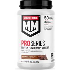 Multivitamins Protein Powders Muscle Milk Pro Series 50g Whey Protein Powder, Knockout Chocolate 2.54 lbs