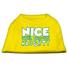 Pets Mirage Pet Products Products, 51-180 MDYW Nice Until Proven Naughty Screen Shirt