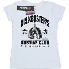 Marvel Iron Man Hulkbuster´s Bustin´ Club Cotton T-Shirt White
