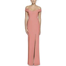 Dessy Collection Off-The-Shoulder Gown