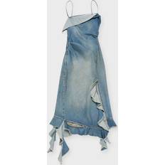Acne Studios Klänningar Acne Studios Klänning Denim Ruffle Strap Blå