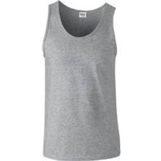 Gildan Tanktops Gildan Herren, Weste, Softstyle Ärmelloses Oberteil, Grau