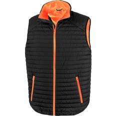 Orange Vests Regatta Thermoquilt Gilet - Black/Orange