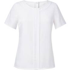 Polyester - Women Shirts Brook Taverner Felina Short-Sleeved Shirt White