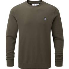 Tog24 Mens Mellor Crew Neck Sweatshirt - Dark Khaki